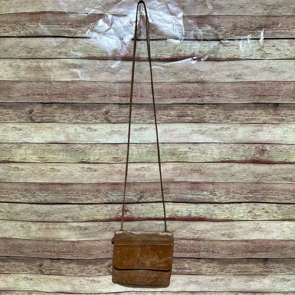 Hobo Brown Leather Crossbody